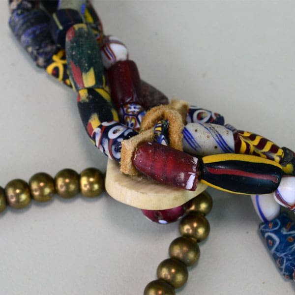 Choker 3 Row Antique Trade Beads