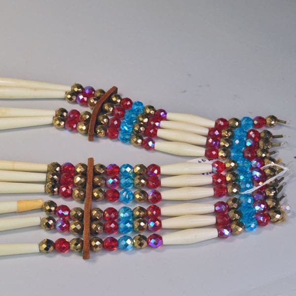 Bandolier Assorted Aurora Borealis Beads