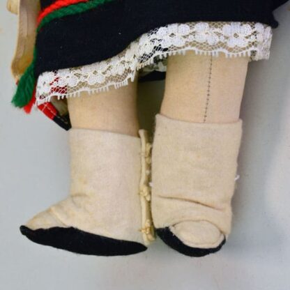 Doll Hopi Style Cloth shoes