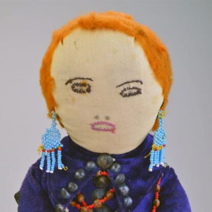 Doll Southwestern Orange Hair face