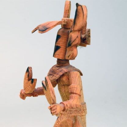 Katsina Wood Dancer detail