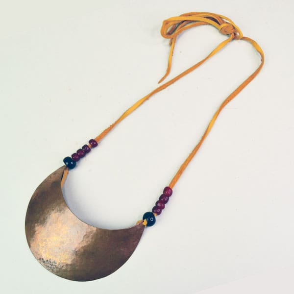 Gorget Mini Copper with Beads