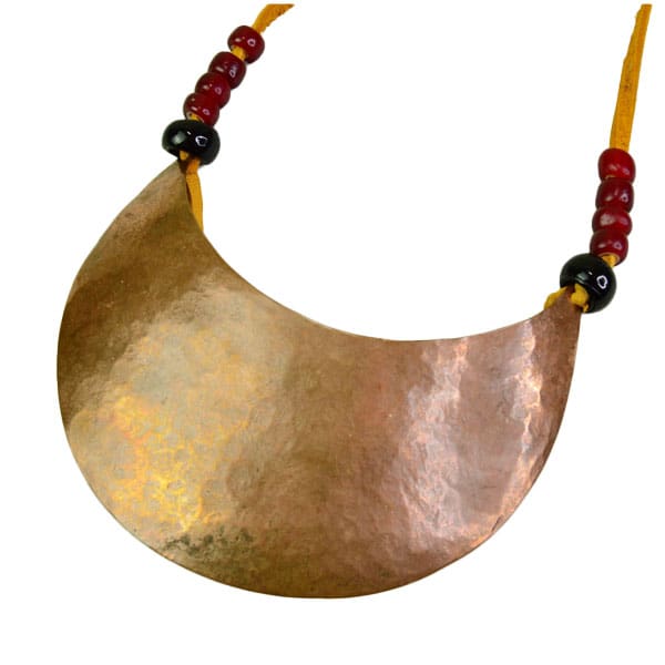 Gorget Mini Copper with Beads