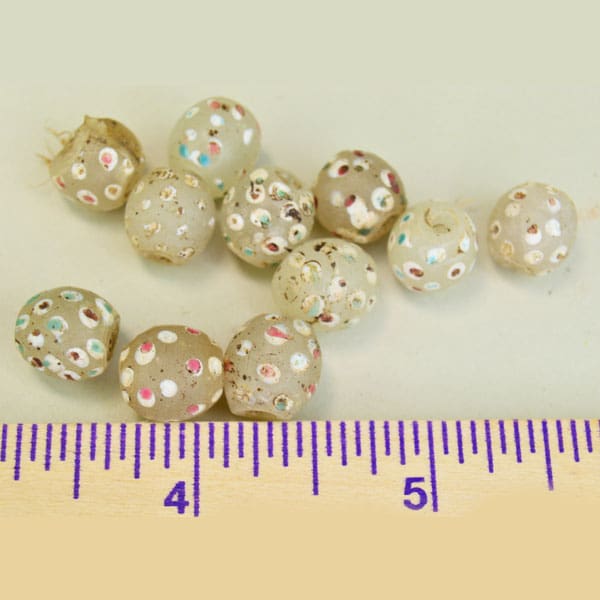 Trade Beads White Skunk Beads
