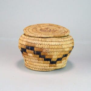 Papago Style Basket with Lid