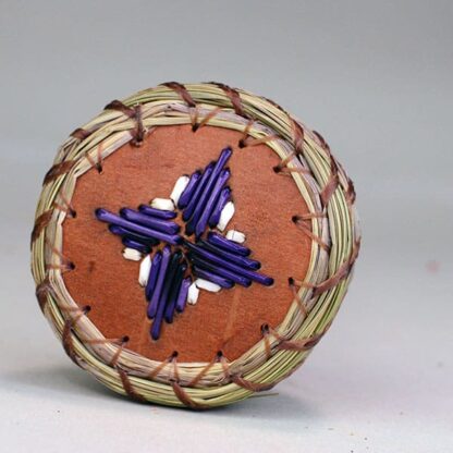 Rattle Sweetgrass and Birchbark quillwork