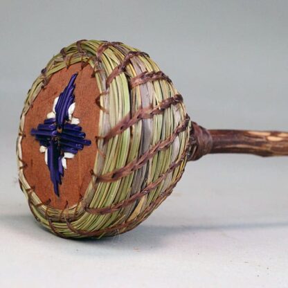 Rattle Sweetgrass and Birchbark top side