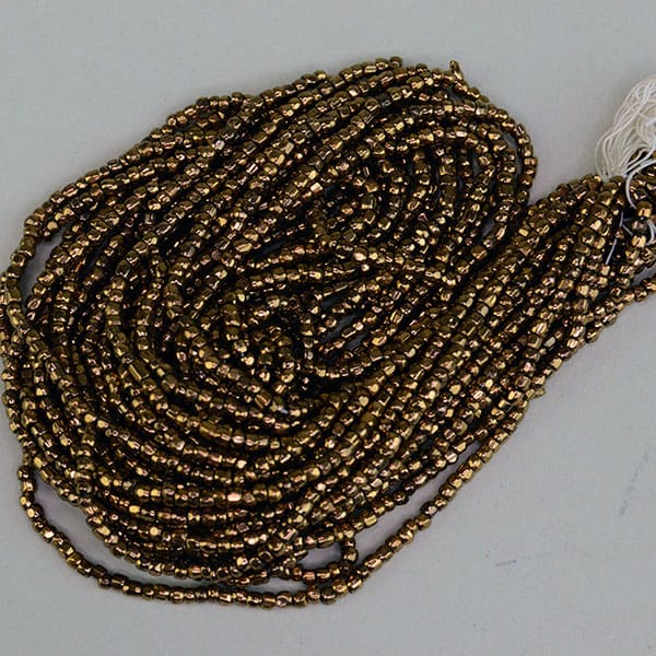 10/0 Tri-Cut Bronze Seed Beads