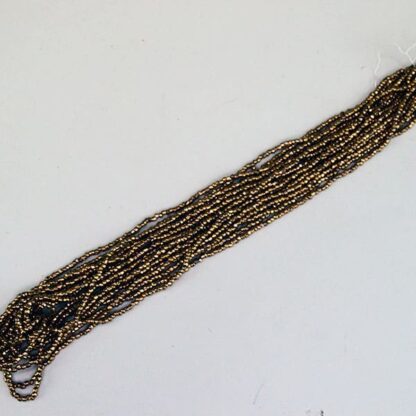 10/0 Tri-Cut Bronze Seed Beads whole hank