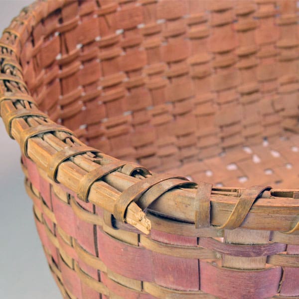 Basket Ash Harvest rim detail