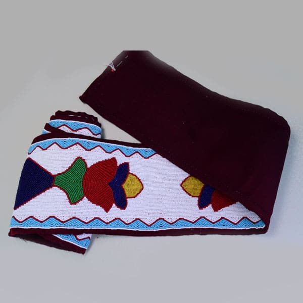 Otoe Style Beaded Blanket Strip. 2