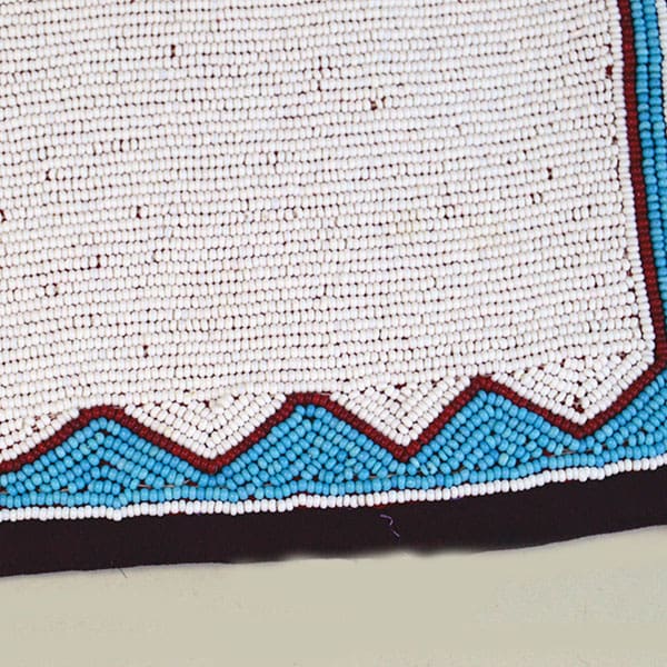 Otoe Style Beaded Blanket Strip. 4