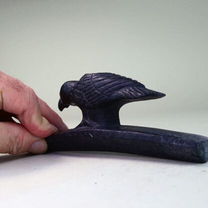 Pipe Soapstone Bird Effigy side