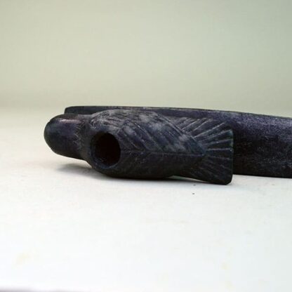 Pipe Soapstone Bird Effigy top