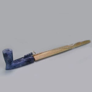 Eastern Woodlands soapstone pipe.