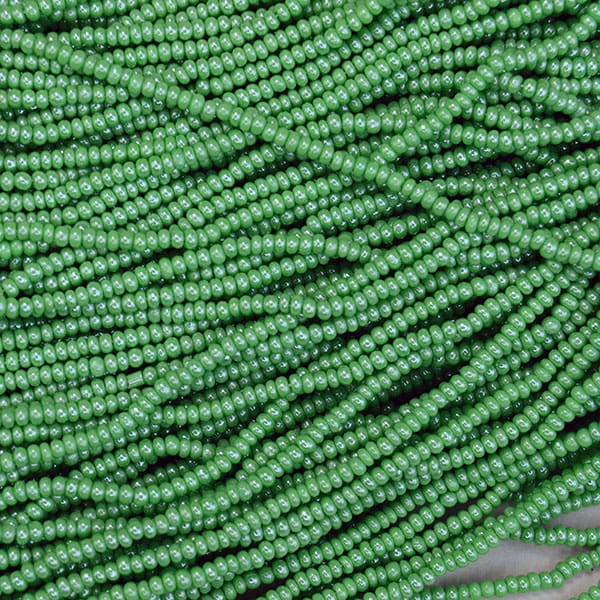 Seed Bead 11/0 Green Luster