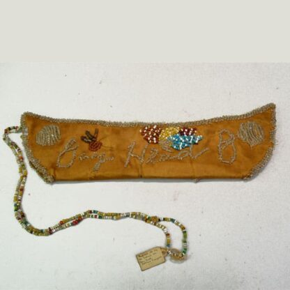 Whimsy Beaded Canoe Shape back