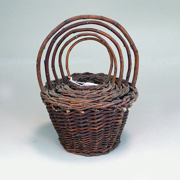 Baskets Set of Five Twig