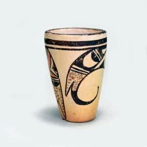 Hopi style tumbler vintage pottery. 2