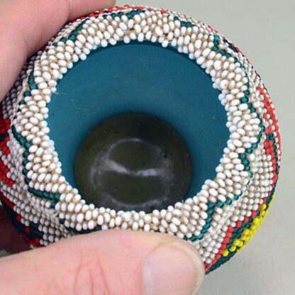 Jar Beaded Peyote Stitch inside