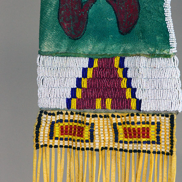 Pipe Bag Northern Plains Style beaded panel front