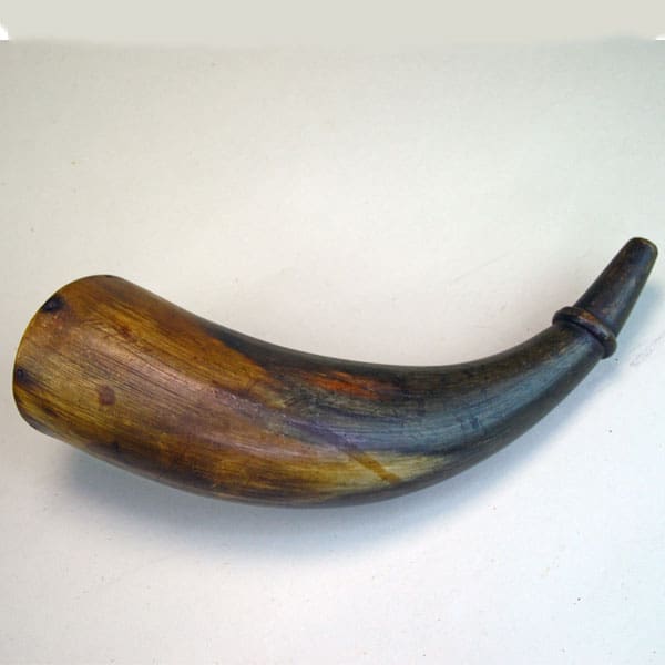 Powder Horn with Flat End