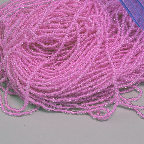 10/0 Pink Color Lined Seed Beads