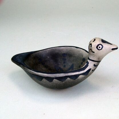 Pottery Bird Dish side