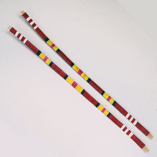 Quilled Slats Red & Yellow