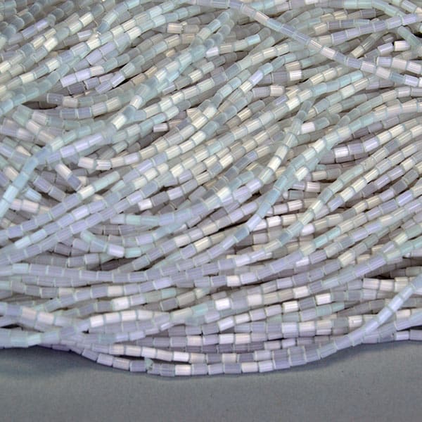 Tube Beads White