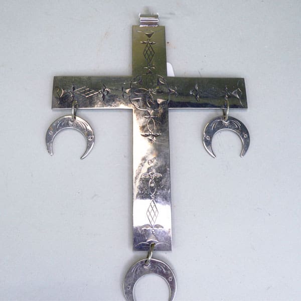 Pendant Large Stamped Cross