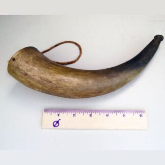 Powder Horn Antique 9 inch