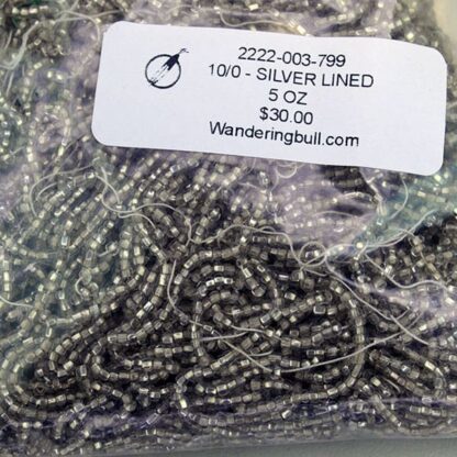 Seed Beads 10/0 Silver-Lined whole bag