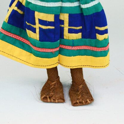 Seminole Man Doll skirt with feet