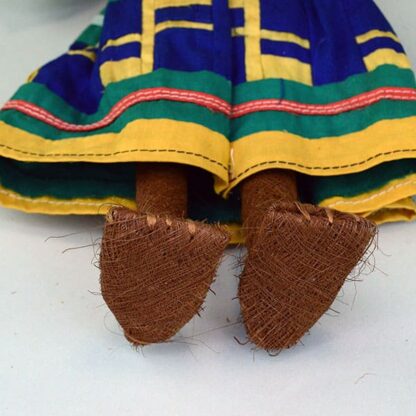 Seminole Man Doll bottom of feet