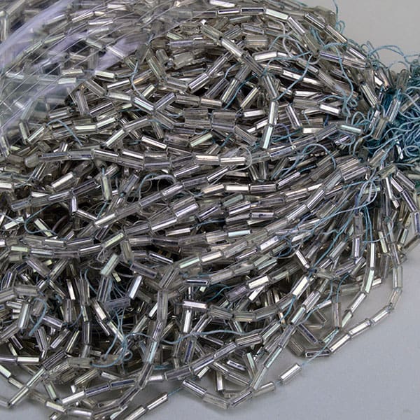 Silver Lined Bugle Beads