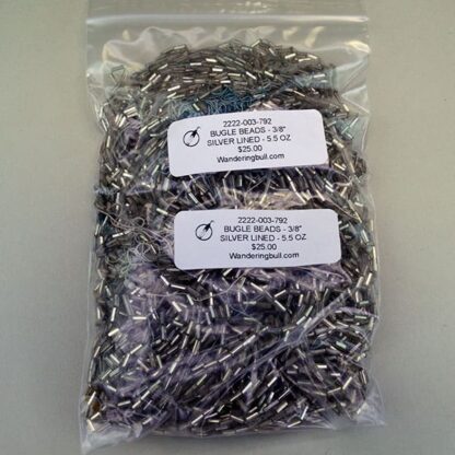 Silver Lined Bugle Beads whole lot