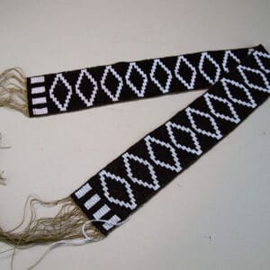 Wampum Belt Seed Bead Diamond