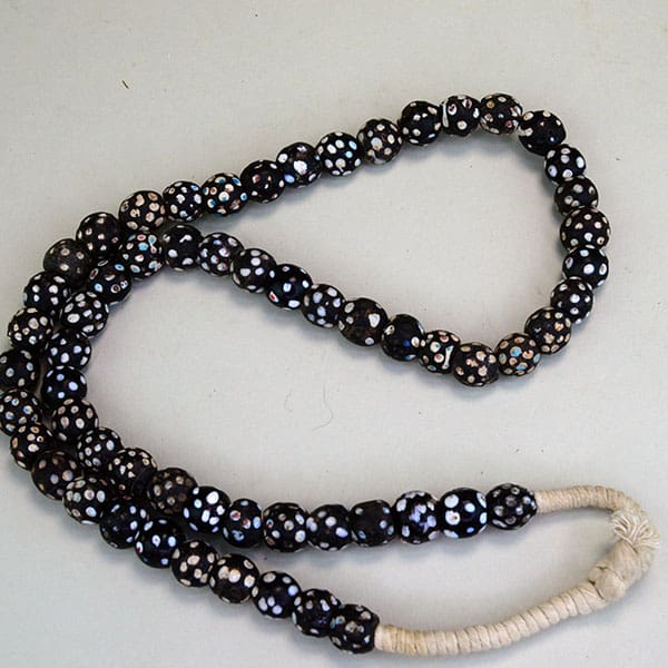 Black Antique Skunk Trade Beads