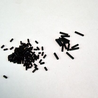 Jet Black Bugle Beads