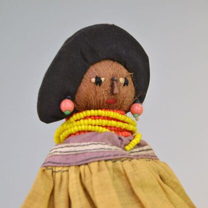 Doll Seminole Woman face detail