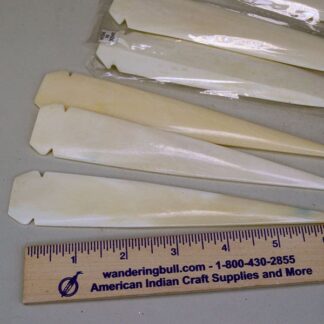 Bone Pendant Spears, 6 pieces in this lot, they are approximately 7" in long x 1" wide at the widest part. One of a Kind !