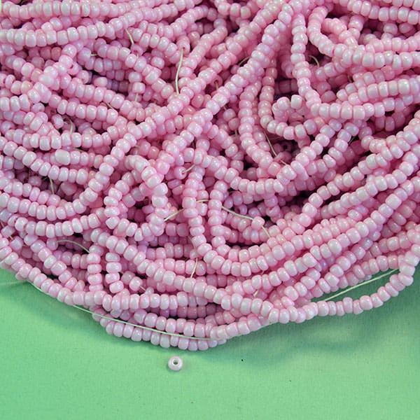 Bright Pink Seed Beads