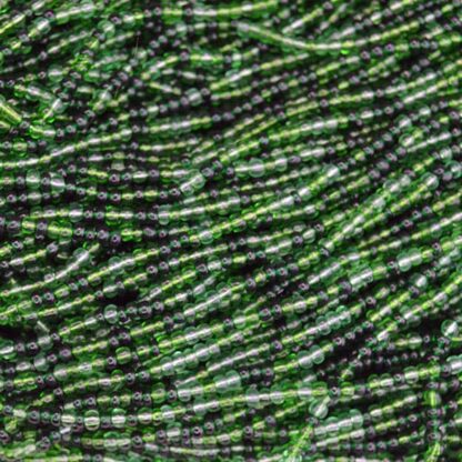 Don't miss these Seed Beads Green , they are a 10/0 Seed Beads. They come in a Trans Green and a Trans Dark Green. 14 oz package. One of a Kind !