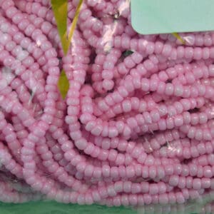 Seed Beads Seed Beads Pink- They are 10/0 size Seed Beads of old stock. This pink color will make your next project pop. One of a Kind !