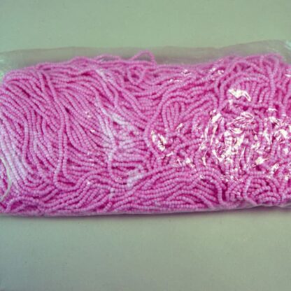 Seed Beads Seed Beads Pink- They are 10/0 size Seed Beads of old stock. This pink color will make your next project pop. One of a Kind !