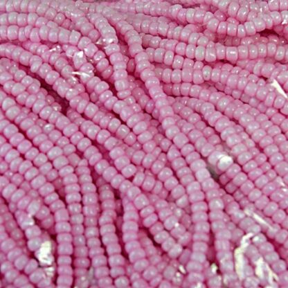 Seed Beads Seed Beads Pink- They are 10/0 size Seed Beads of old stock. This pink color will make your next project pop. One of a Kind !