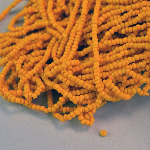 Seed Beads Yellow Orange