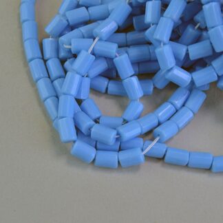 Tile beads Light Blue