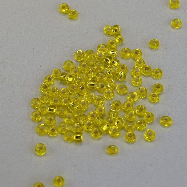 Translucent Yellow Seed Beads